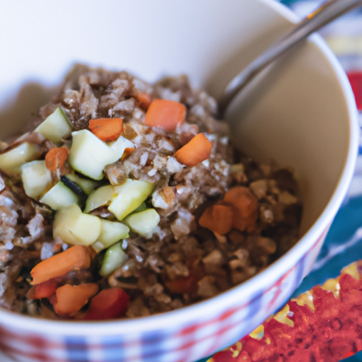 Гречневая посыпка с огуречно-морковным фрешем